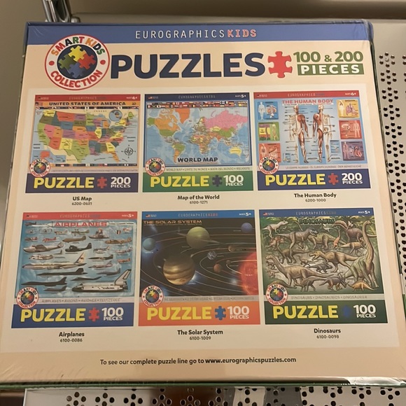 Brand new, Eurographics a kids Dinosaurs 100 pieces puzzle - Picture 3 of 8